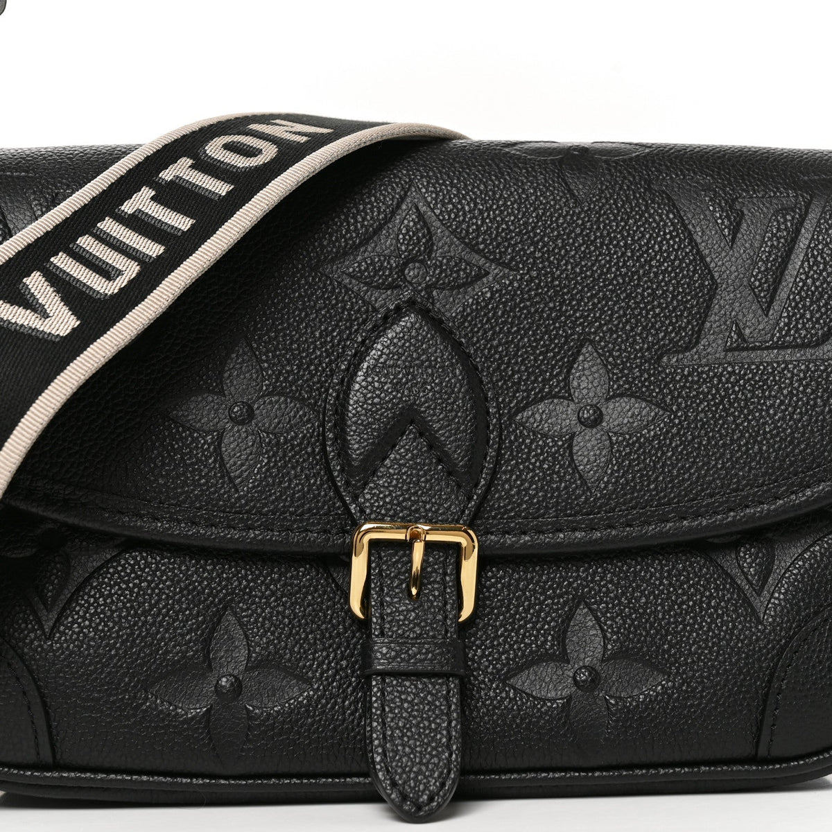 Louis Vuitton Empreinte Monogram Giant Diane Shoulder Bag Black 1984910