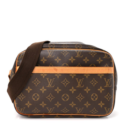 Louis Vuitton Monogram Reporter PM Brown