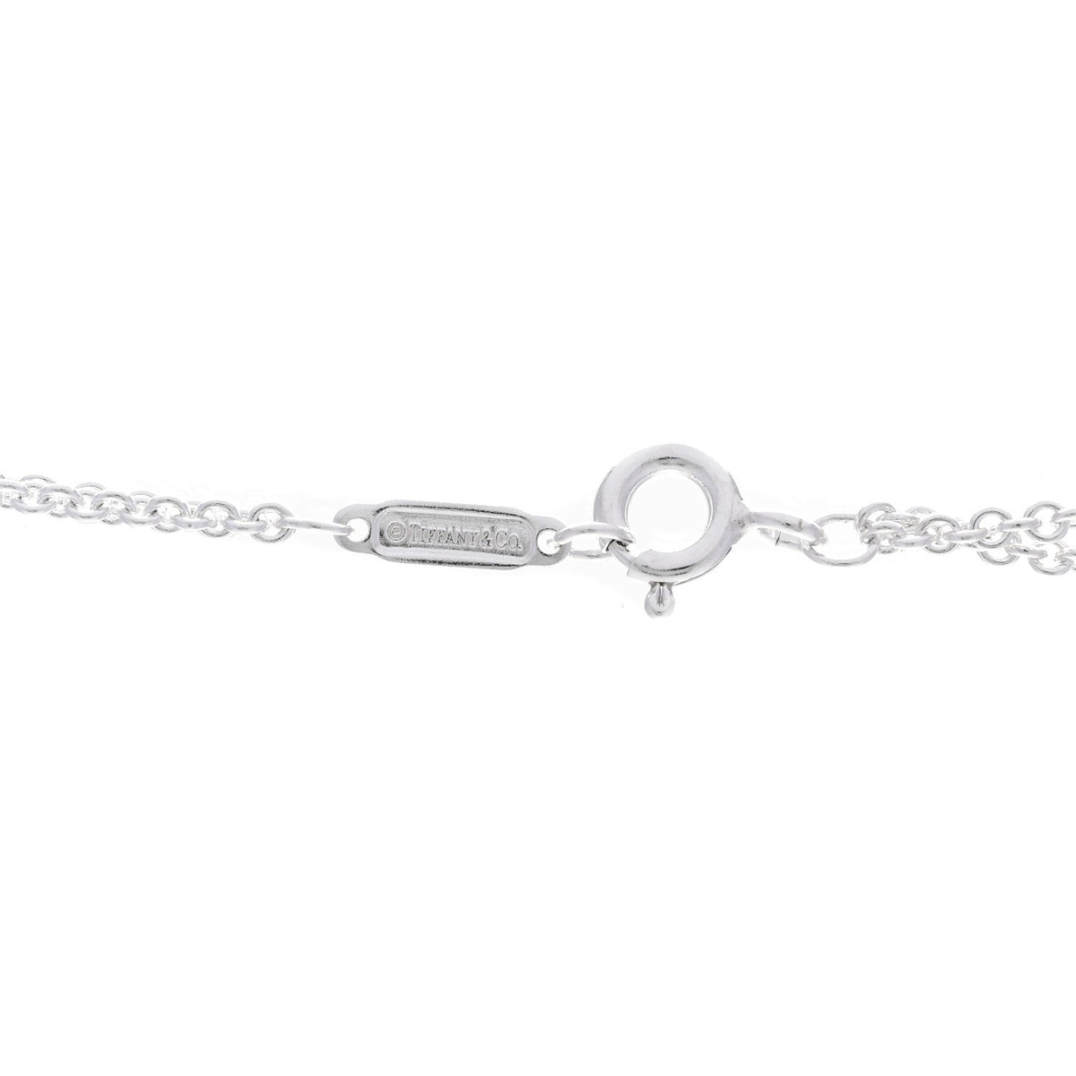 Tiffany Sterling Silver Infinity Pendant Necklace