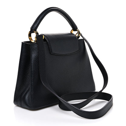 Louis Vuitton Taurillon Capucines BB Black