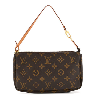 Louis Vuitton Monogram Pochette Accessoires Brown