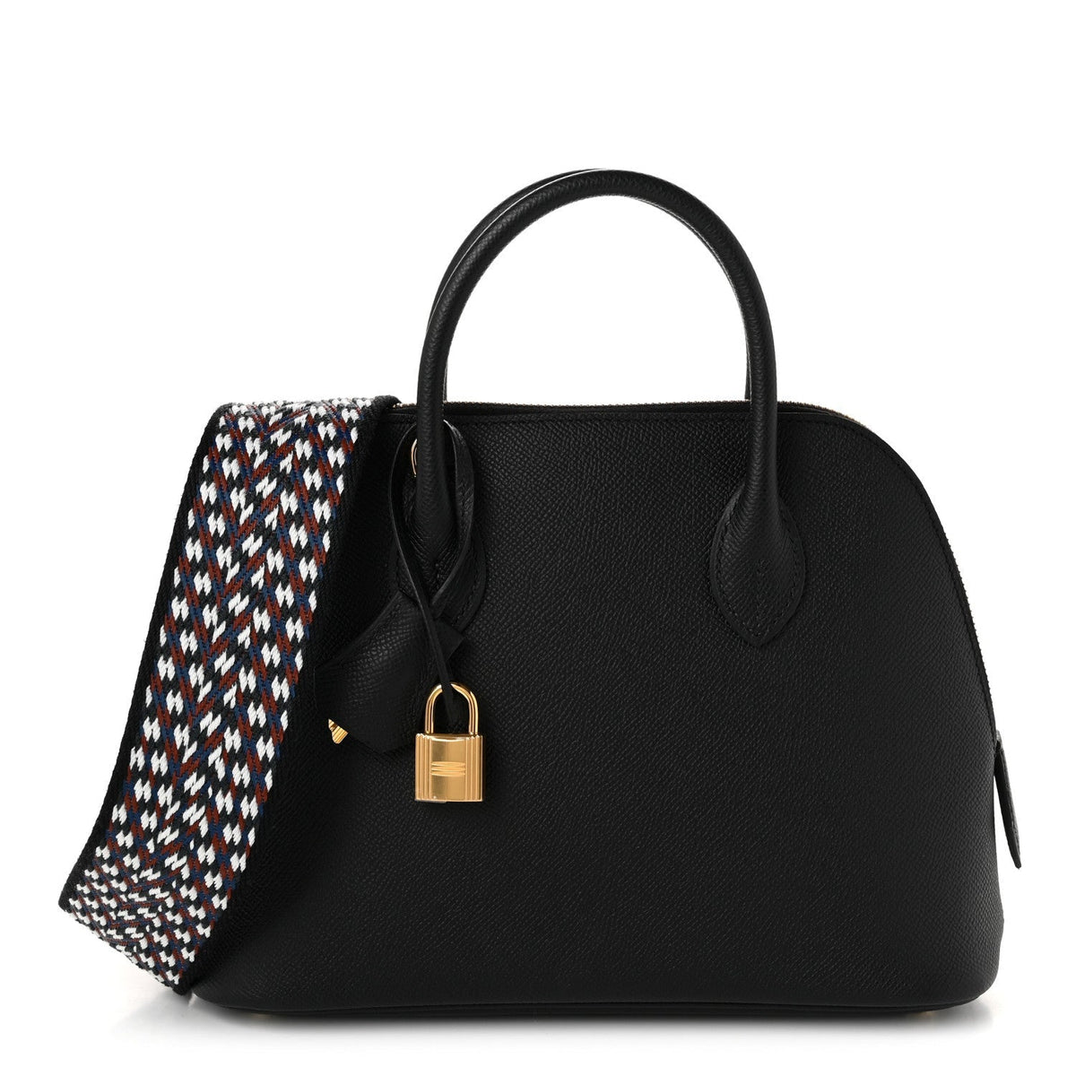 Hermes Epsom 1923 Sangle Bolide 25 Black White