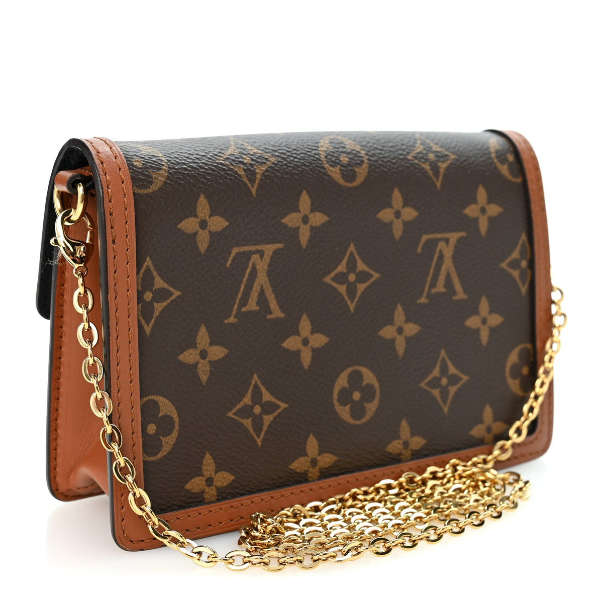 Louis Vuitton Reverse Monogram Dauphine Chain Wallet