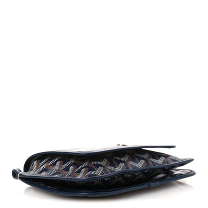 Goyard Goyardine Plumet Wallet Clutch Navy 1901295