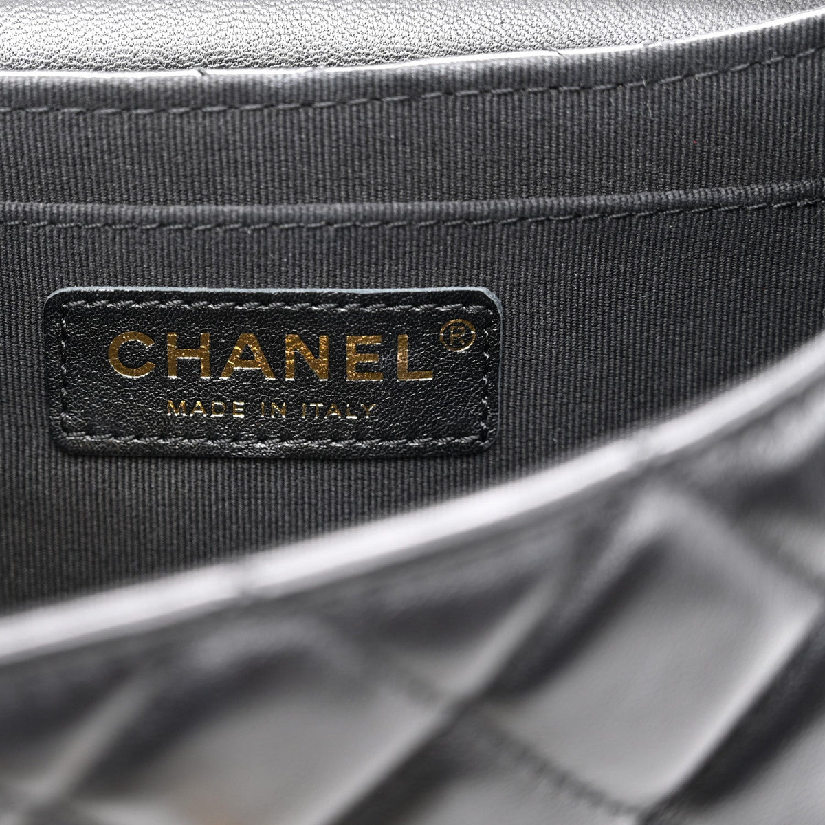 Chanel Lambskin Quilted Baywatch Top Handle Flap Black