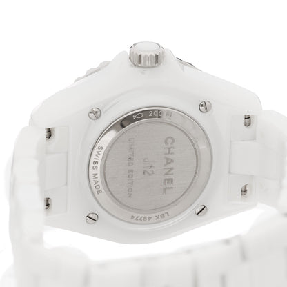 Chanel Stainless Steel Ceramic 33mm J12 Wanted de Chanel Watch White