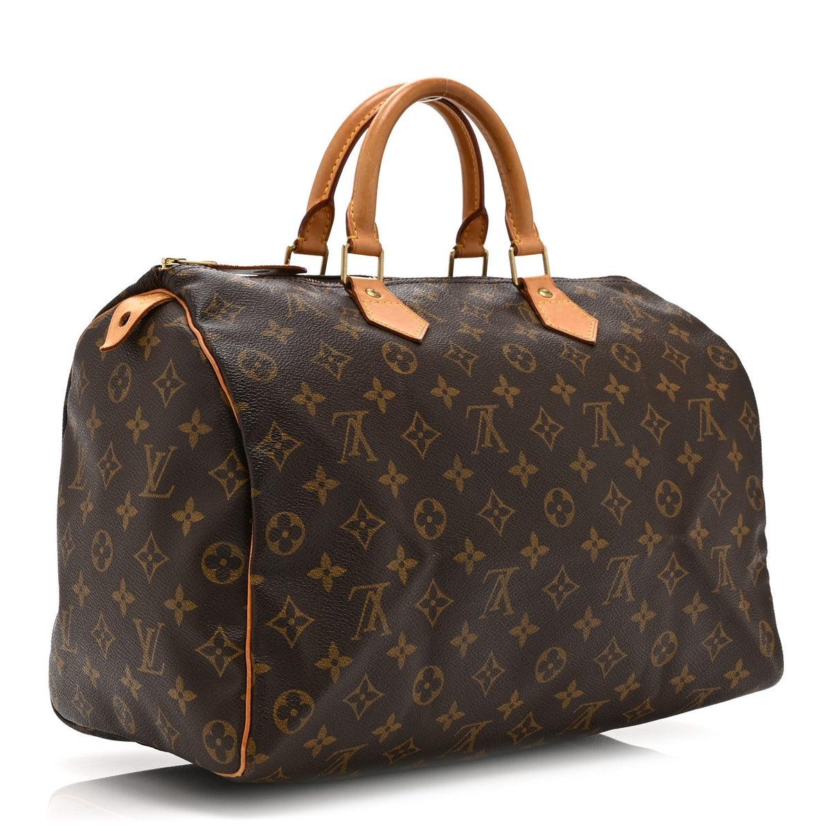Louis Vuitton Monogram Speedy 35 Brown