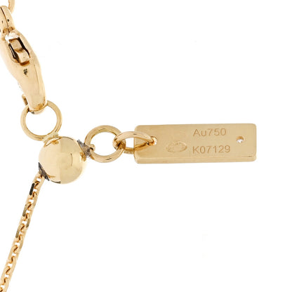Messika 18K Yellow Gold Diamond LM Move Uno Pave Pendant Necklace