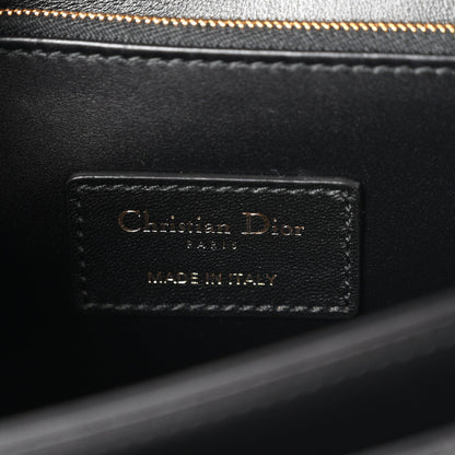 Dior Lambskin Cannage My Dior Top Handle Bag Black