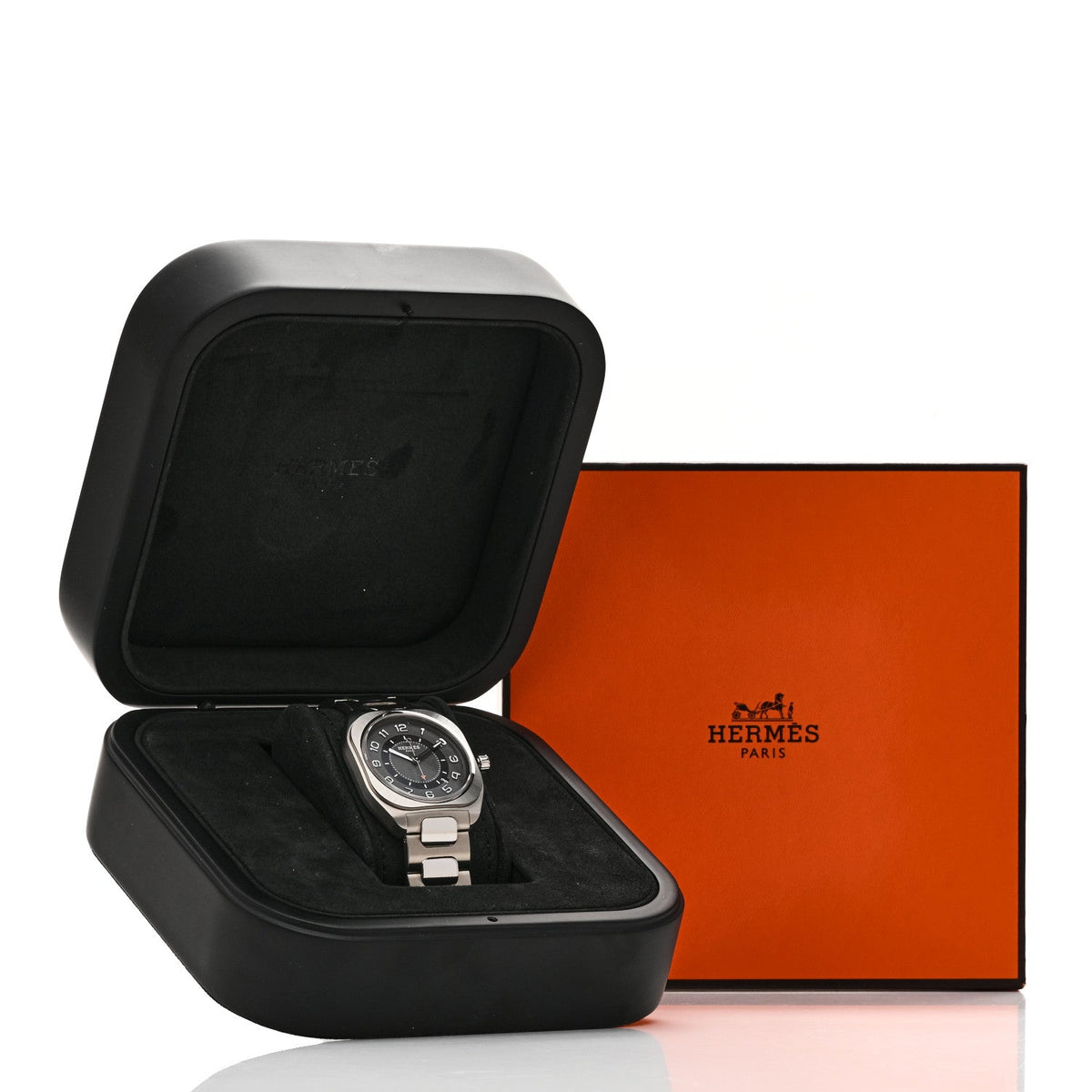 Hermes Titanium 39mm H08 Automatic Watch