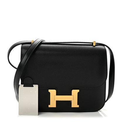 Hermes Chevre Mysore Constance 18 Black