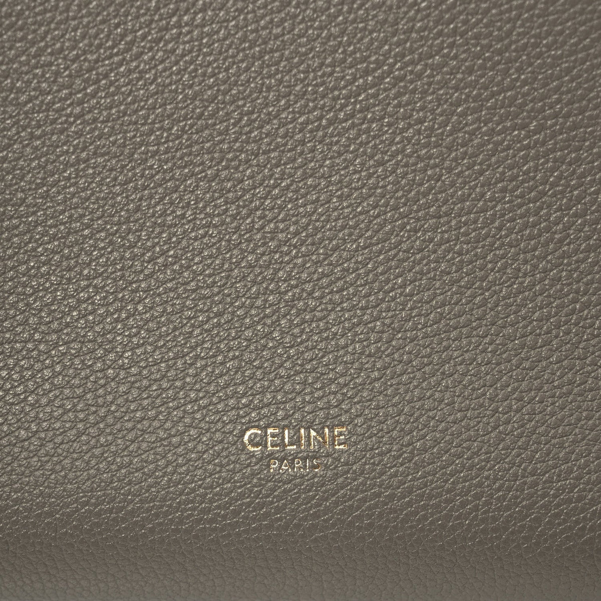 Celine Soft Grained Calfskin Small Sangle Bucket Bag Taupe