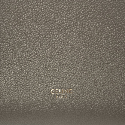 Celine Soft Grained Calfskin Small Sangle Bucket Bag Taupe
