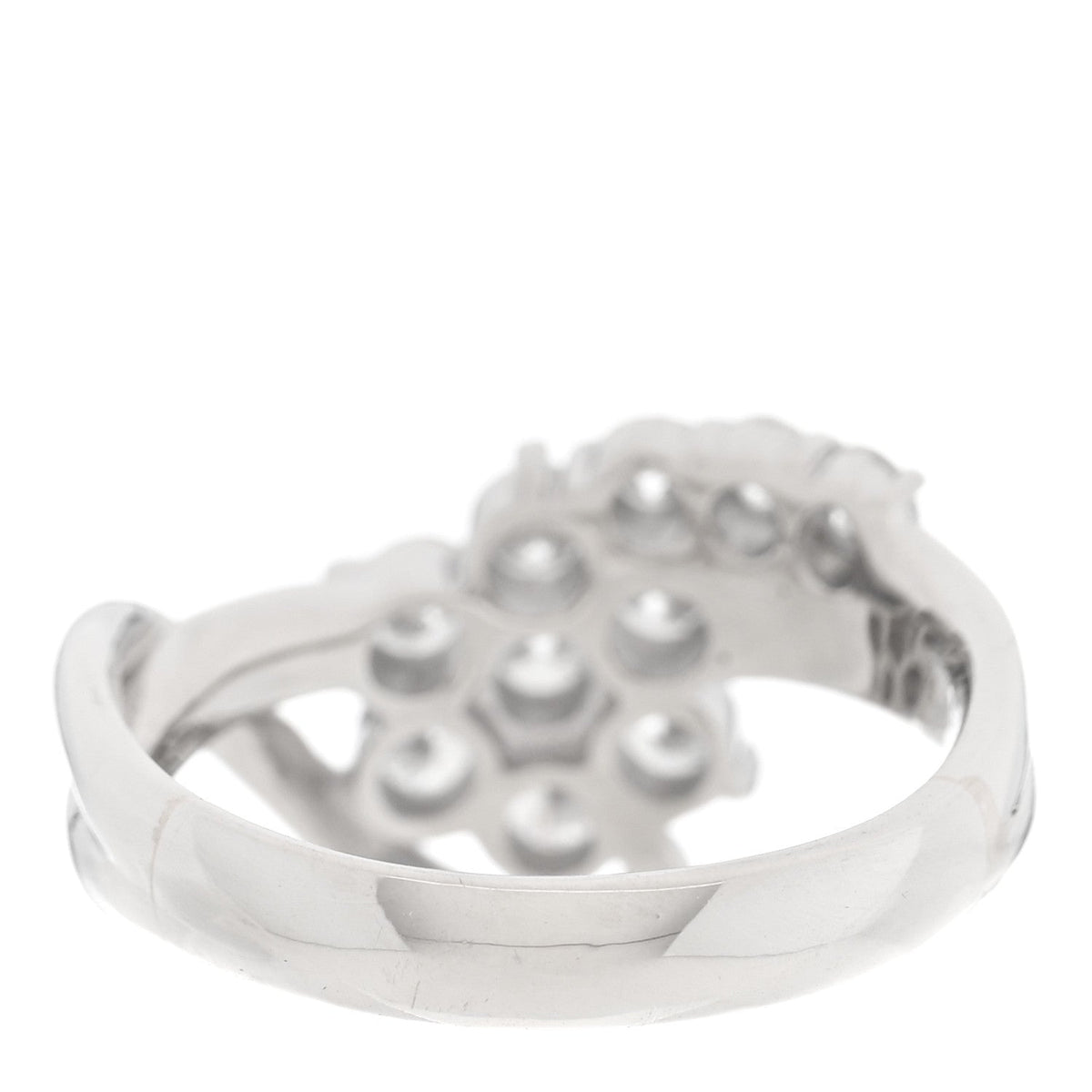 Platinum Diamond 1.06ctw Flower Ring 52 6