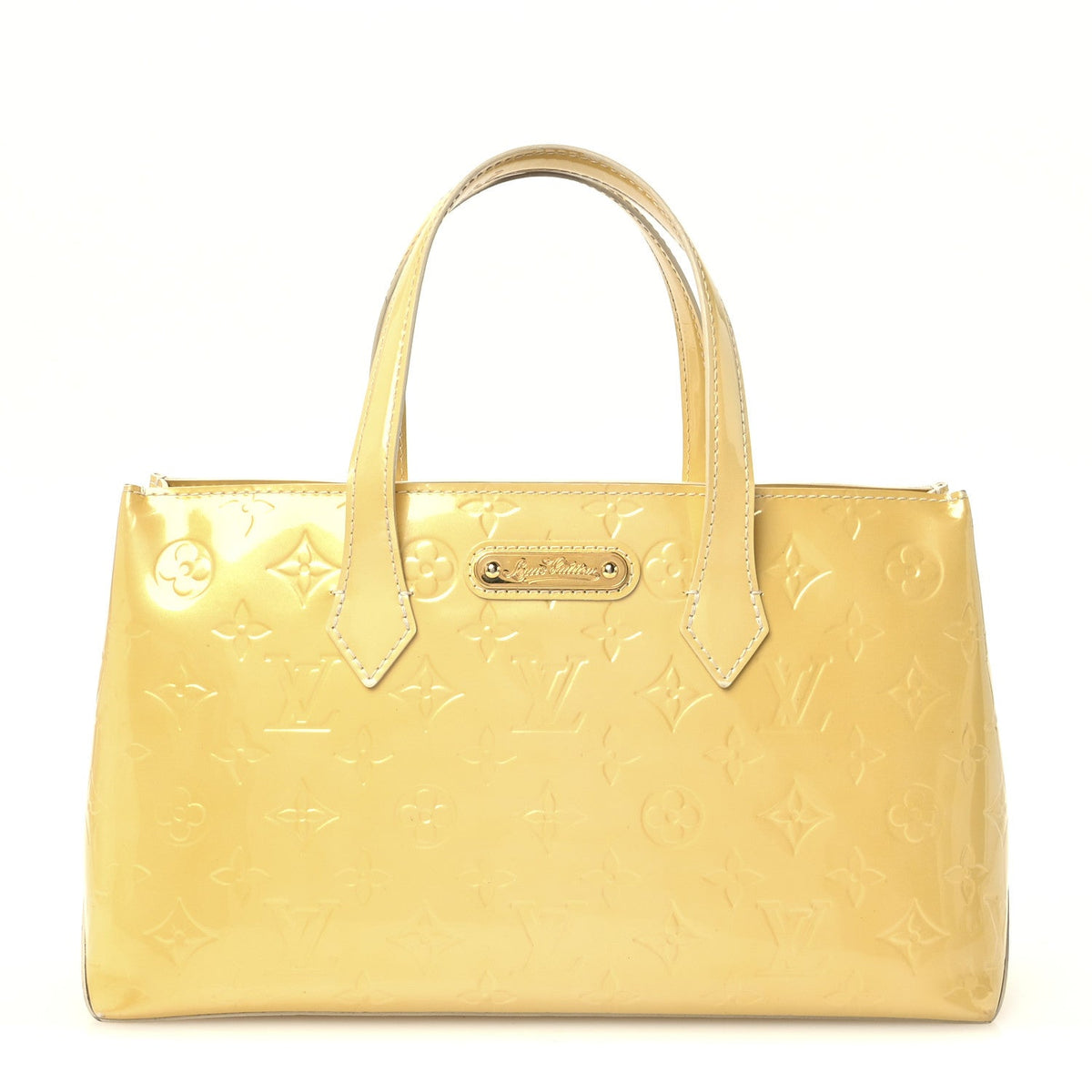Louis Vuitton Vernis Wilshire PM Blanc Corail