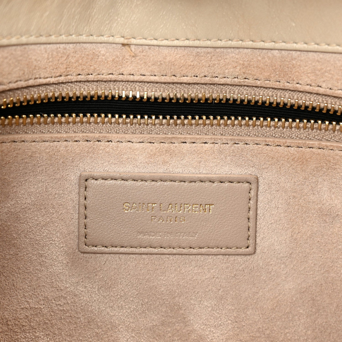 Saint Laurent Smooth Calfskin Le 5 A 7 Hobo Blanc Vintage