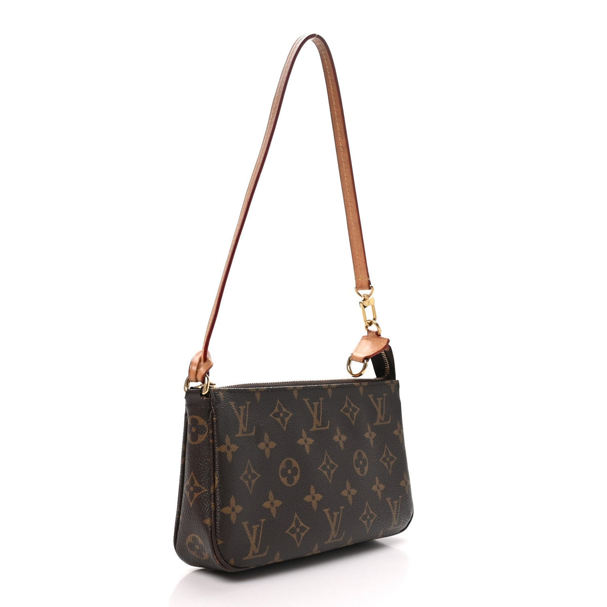 Louis Vuitton Monogram Pochette Accessories Brown