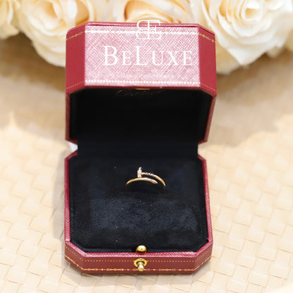 18K Rose Gold Diamond Cartier Juste un Clou Ring