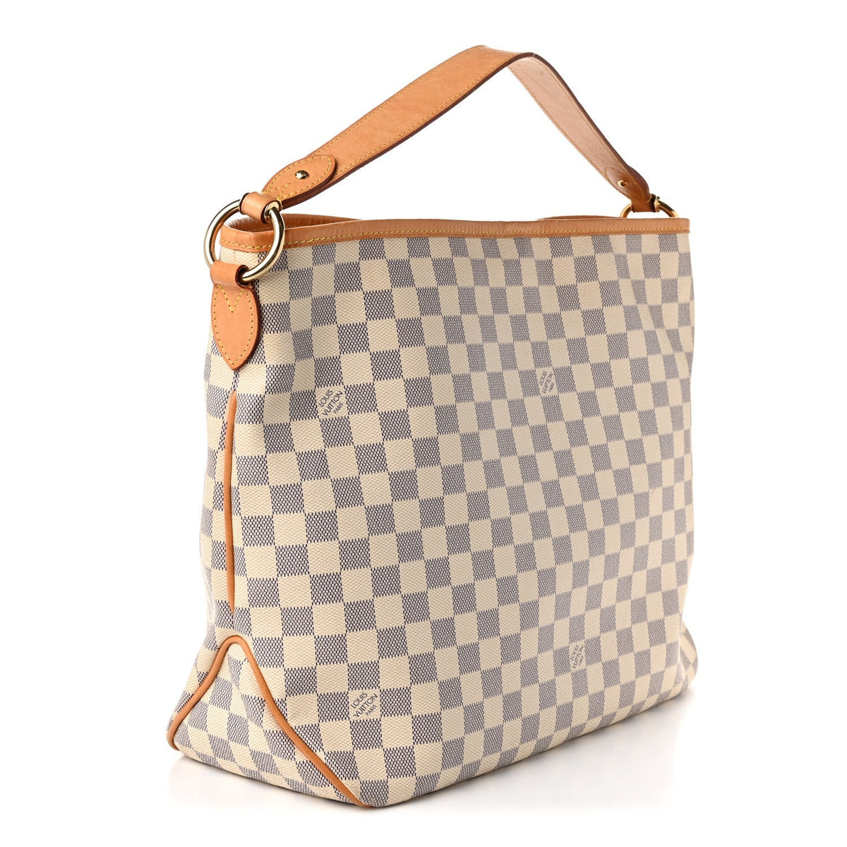 Louis Vuitton Damier Azur Delightful MM Rose Ballerine