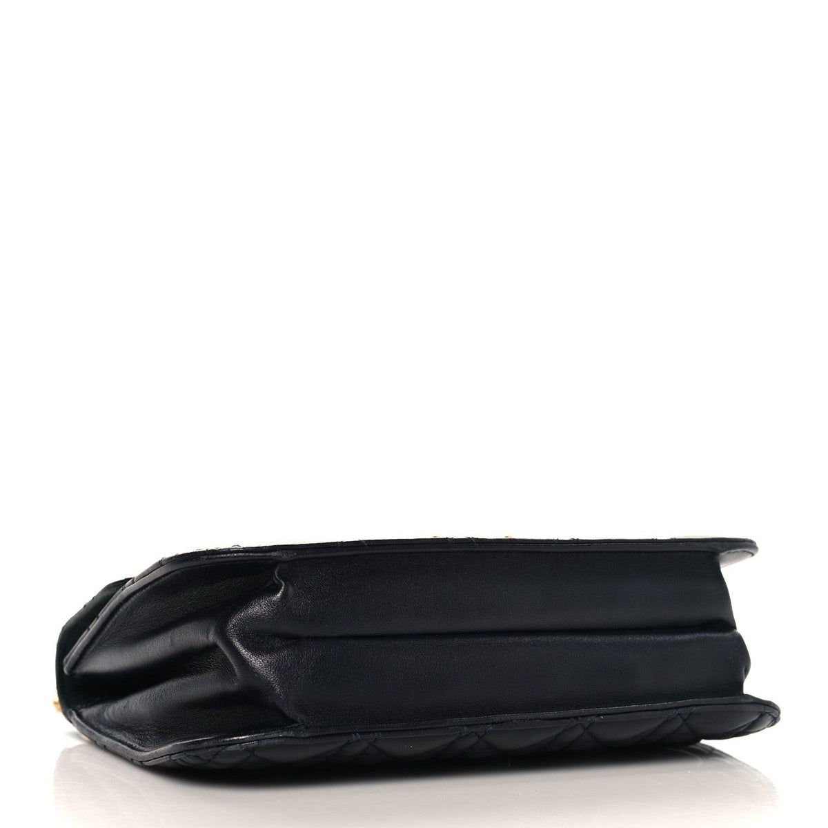 Christian Dior Lambskin Cannage Large Dioraddict Flap Black