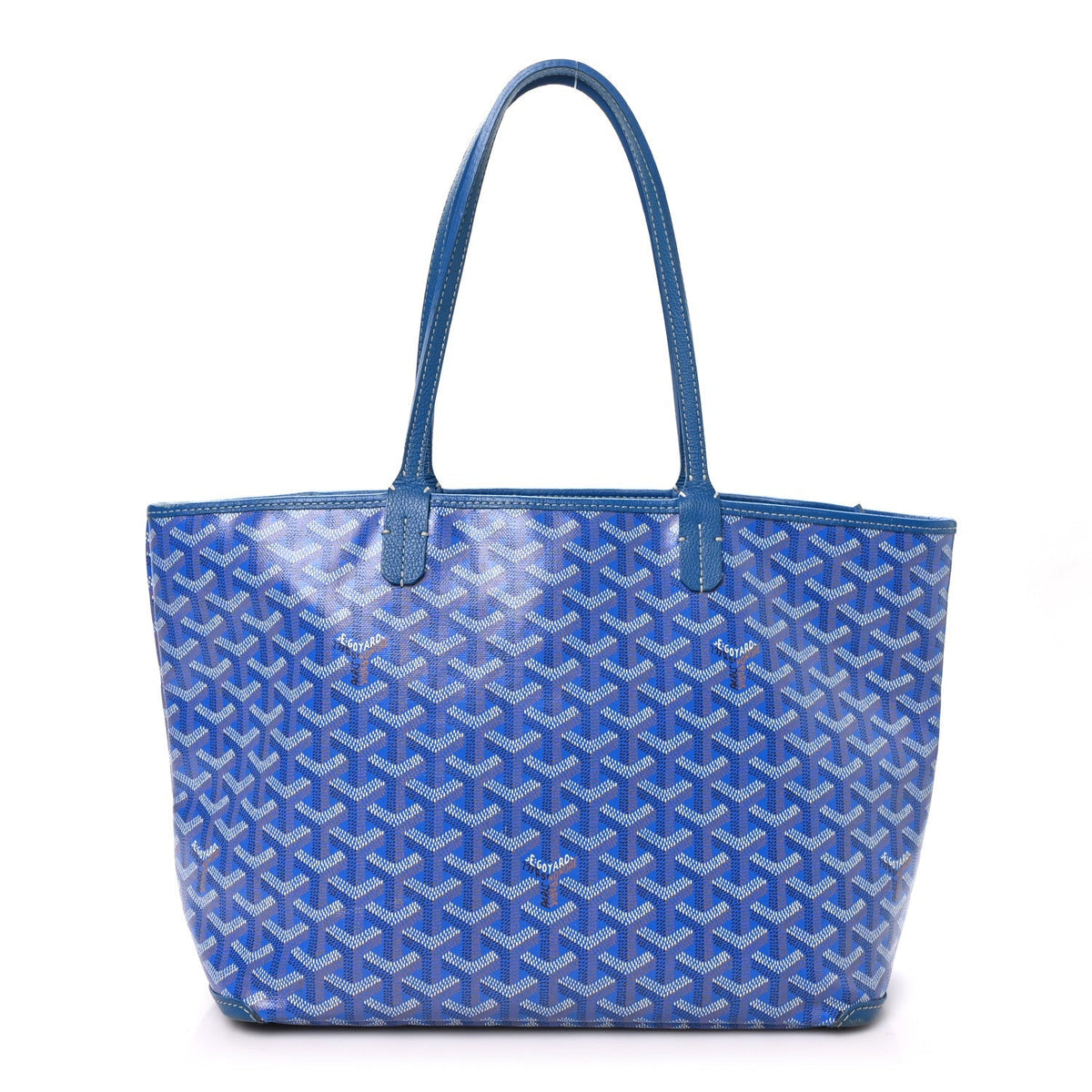 Goyard Goyardine Artois PM Tote Sky Blue