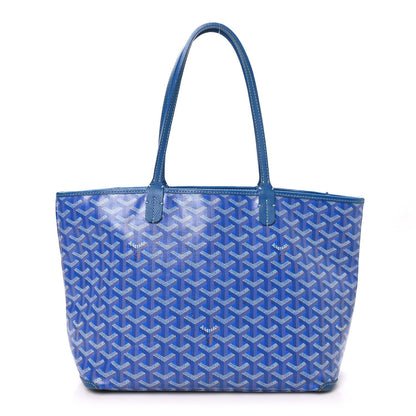 Goyard Goyardine Artois PM Tote Sky Blue