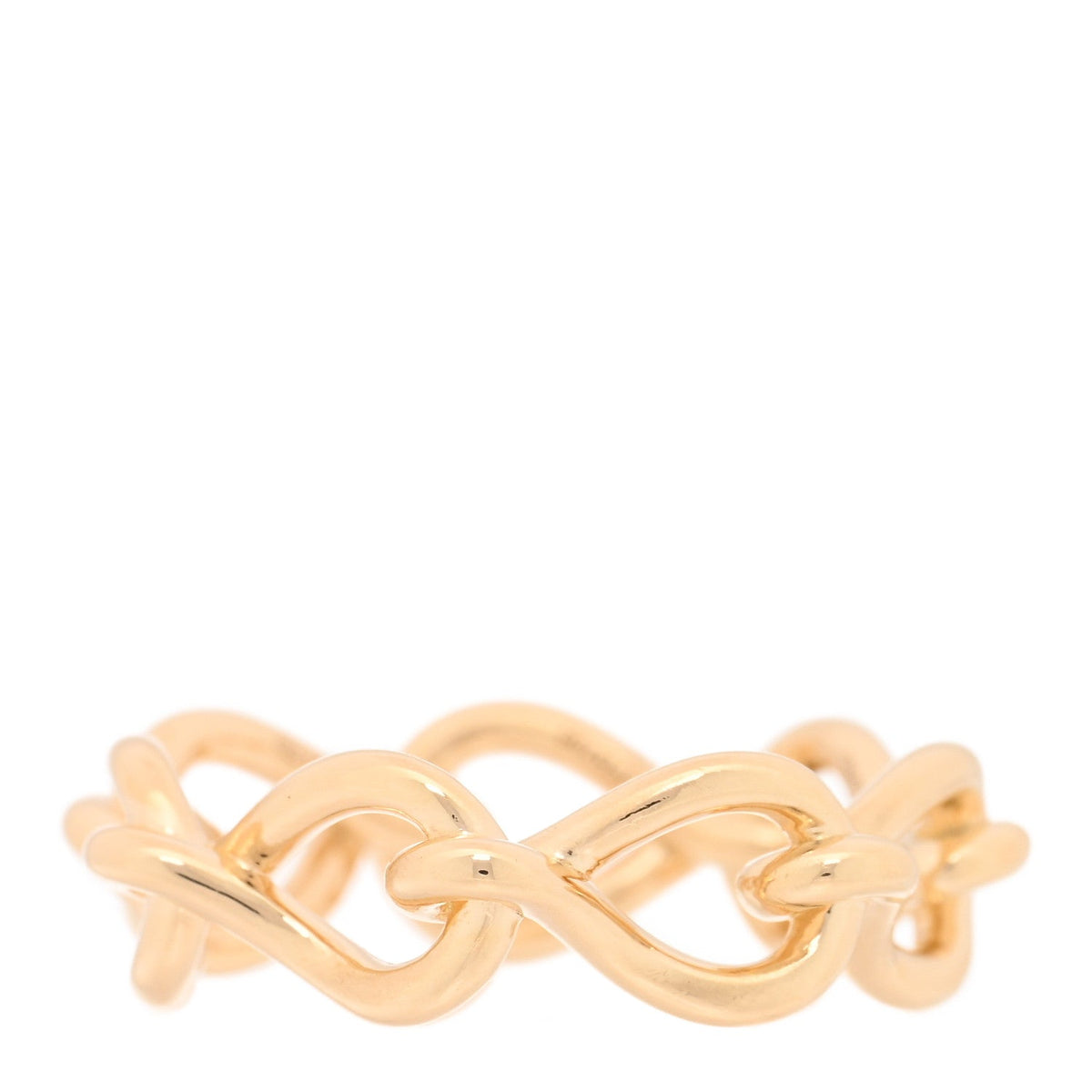 Cartier 18K Yellow Gold Maillon Infini Ring 54 7