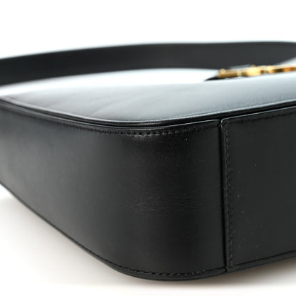 Saint Laurent Smooth Calfskin Le 5 A 7 Hobo Black