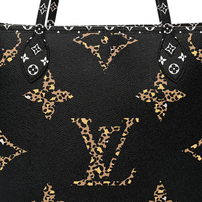 Louis Vuitton Monogram Giant Jungle Neverfull MM Black