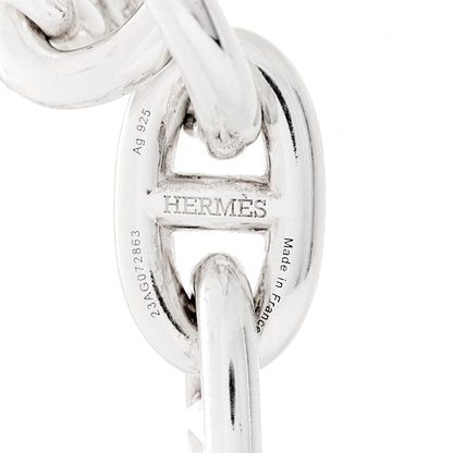 Hermes Sterling Silver MM Chaine d'Ancre Bracelet