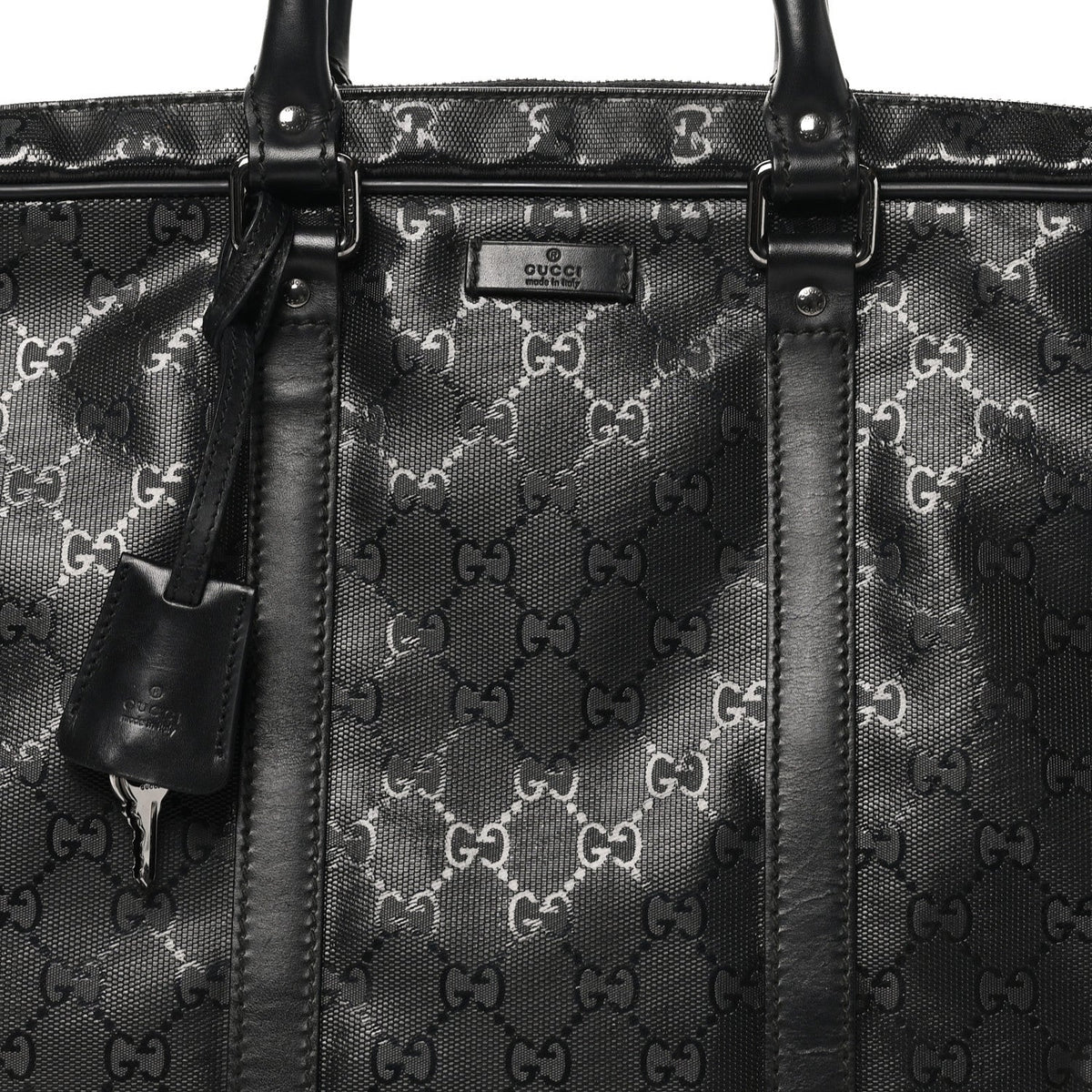 Gucci Imprime Monogram Medium Briefcase Black