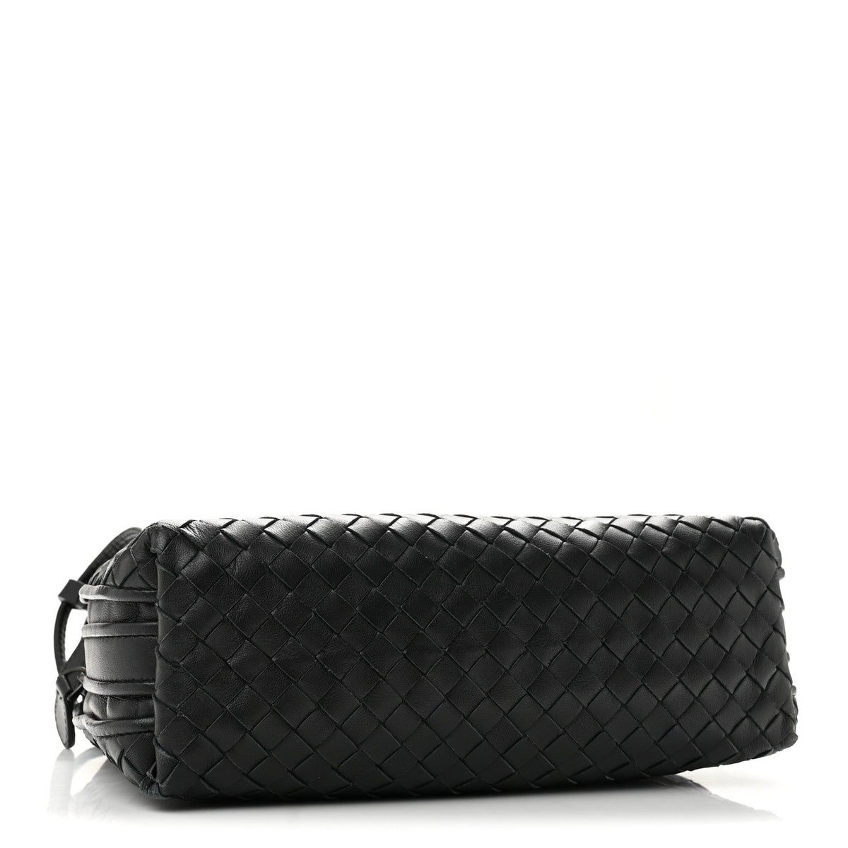 Bottega Veneta Nappa Intrecciato Nodini Crossbody Bag Black