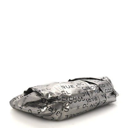 Chanel Coated Canvas Unlimited Clutch Silver 1985367