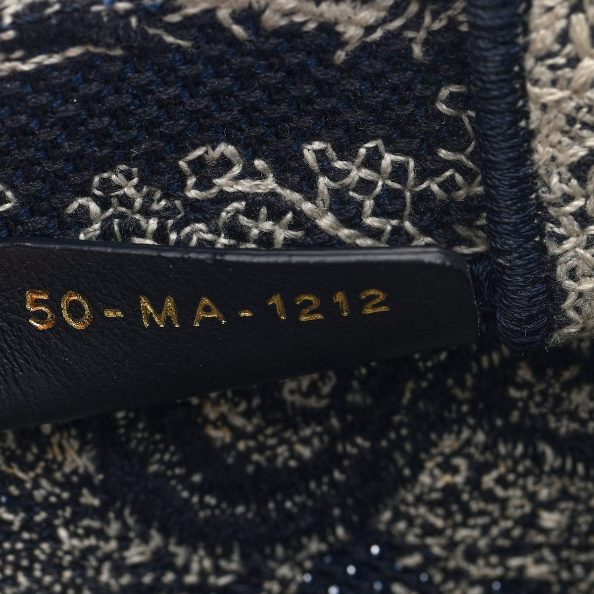 Christian Dior Canvas Mini Book Tote Phone Bag Blue
