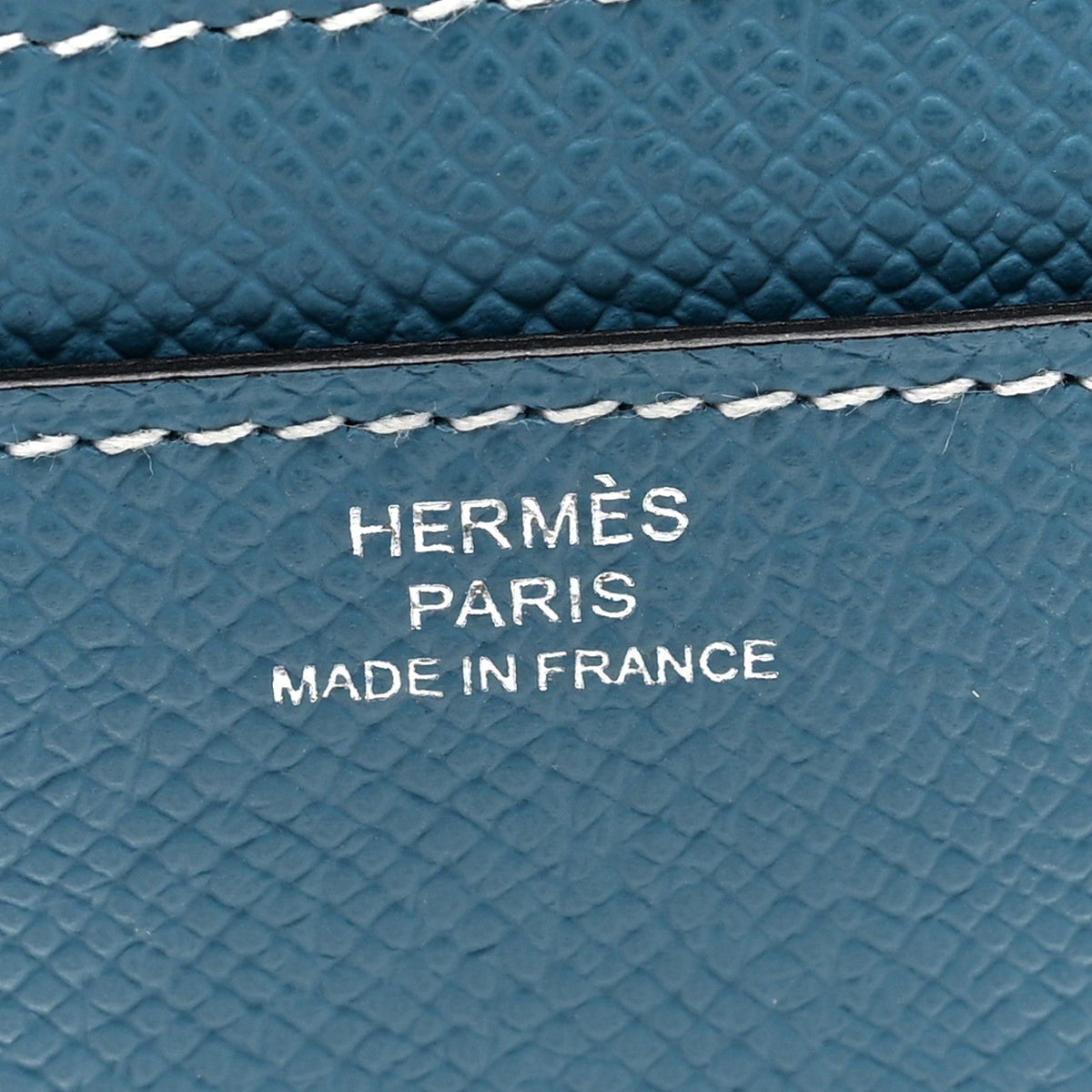 Hermes Epsom Constance Wallet To Go New Blue Jean
