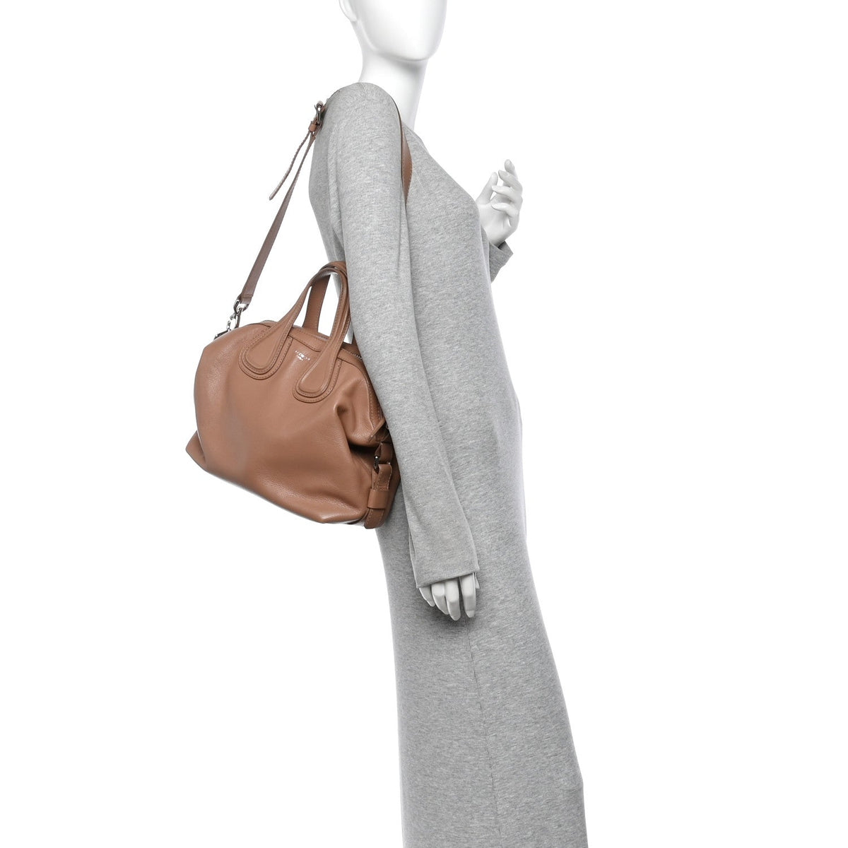 Givenchy Waxed Calfskin Small Nightingale Nude Pink