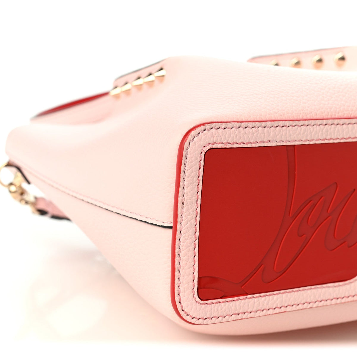 Christian Louboutin Calfskin Empire Spiked Mini Cabarock Tote Poupee 1984512