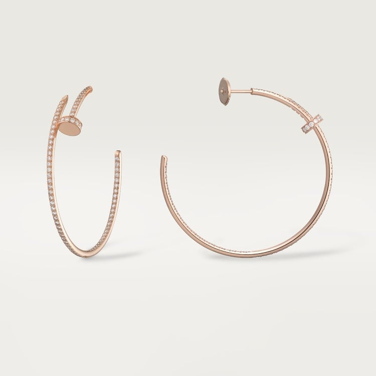 18K Gold Diamonds Cartier Juste un Clou Earring