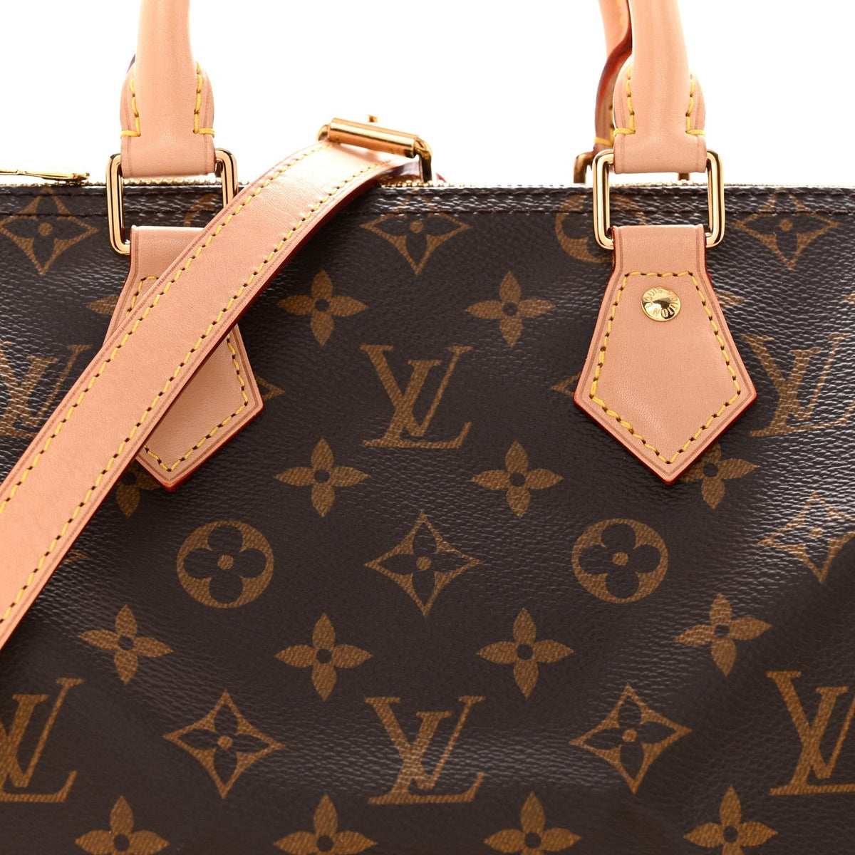 Louis Vuitton Monogram Canvas Speedy Bandouliere 25 Brown