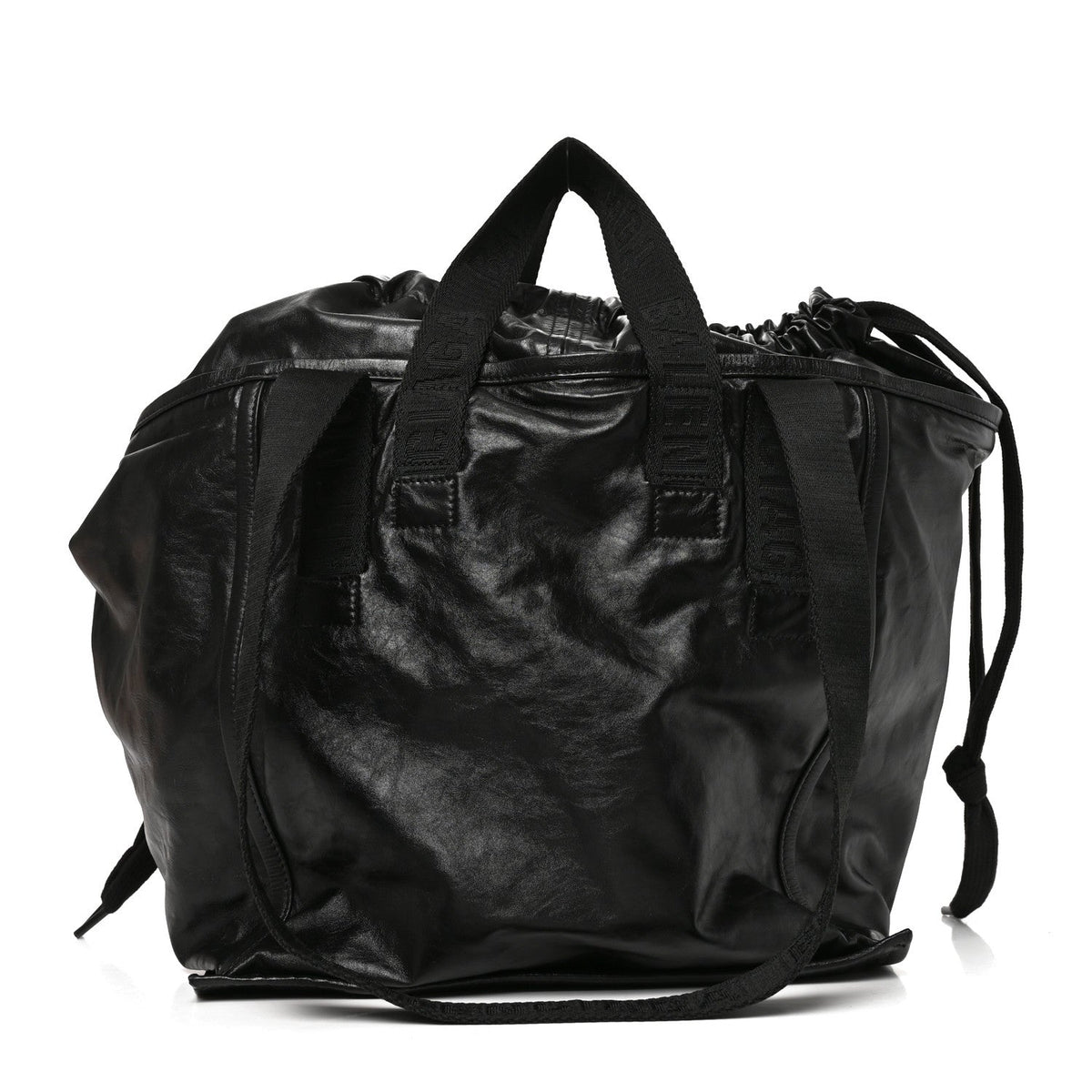 Balenciaga Calfskin Medium Cargo Tote Black