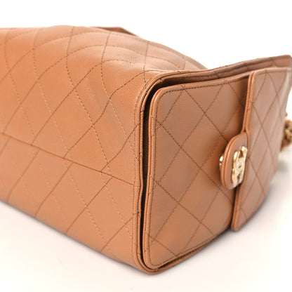 Chanel Caviar Quilted Small Chanel 25 Handbag Brown