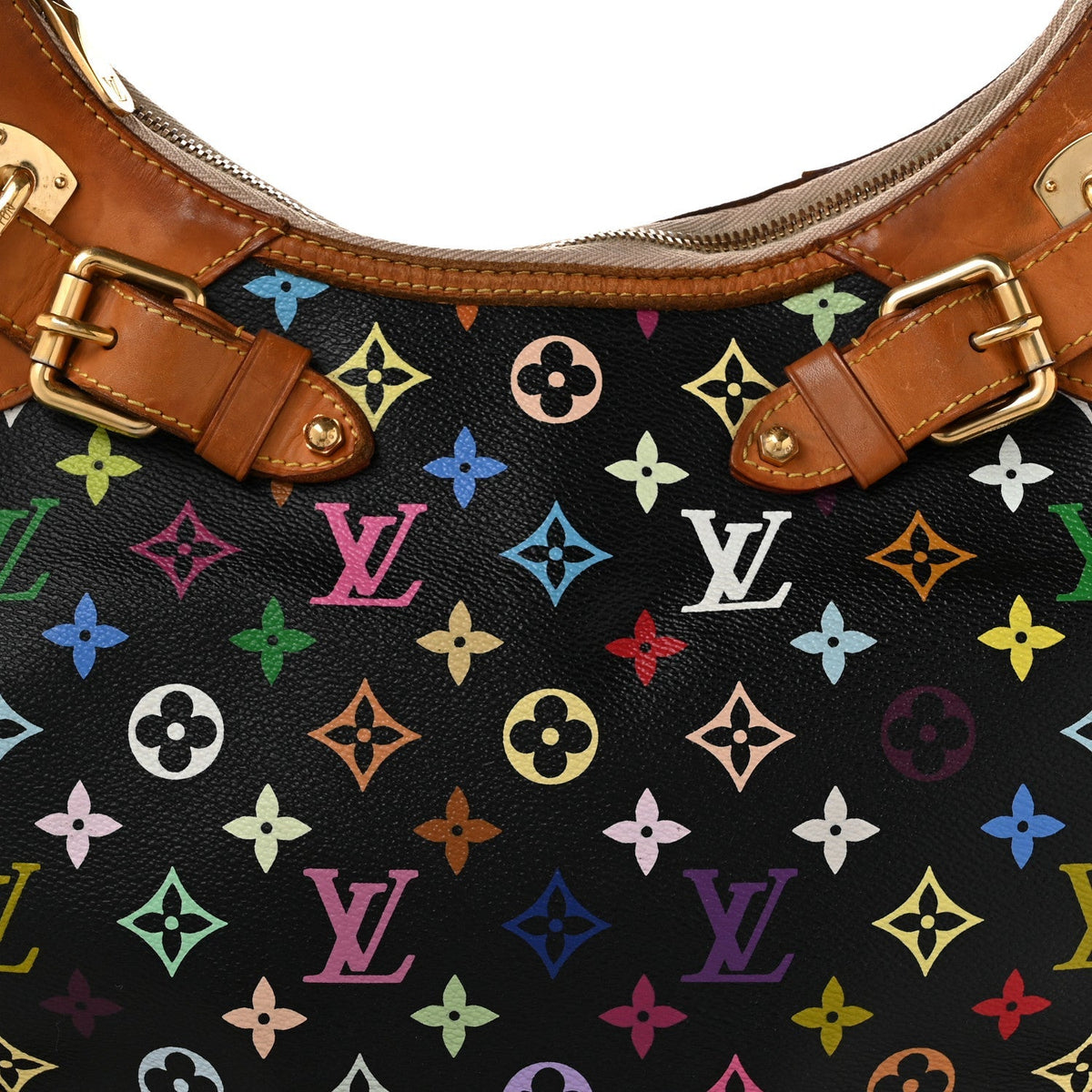 Louis Vuitton Monogram Multicolor Greta Black