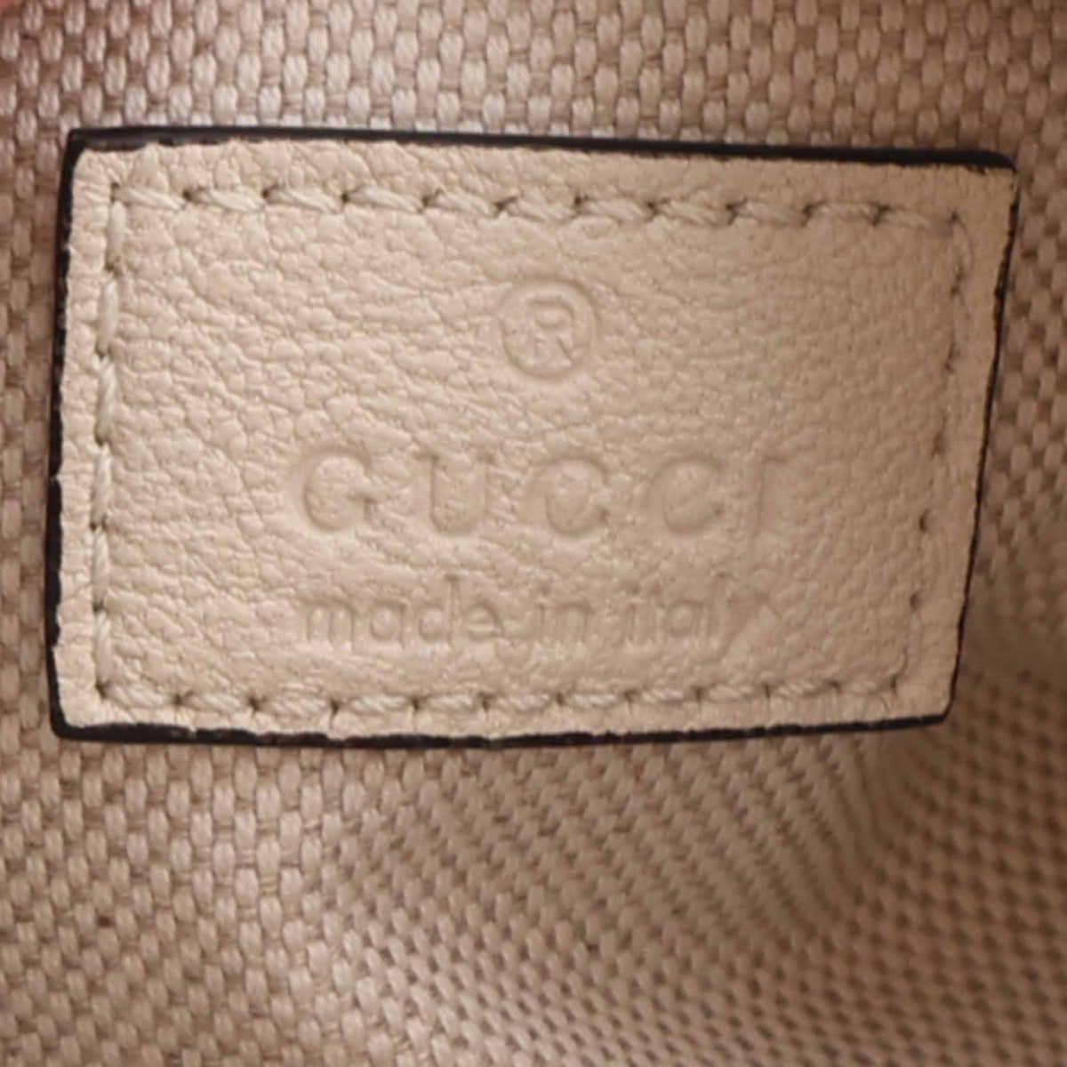 Gucci Calfskin Mini Blondie Barrel Shoulder Bag Mystic White