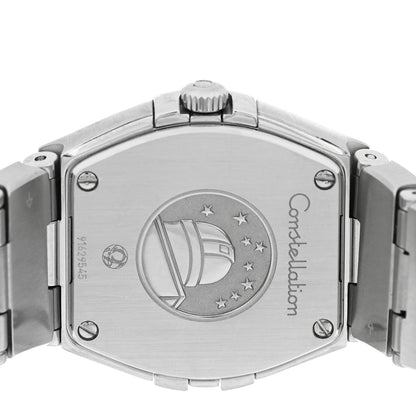 Omega Stainless Steel Diamond 24mm Constellation Watch Black 123.15.24.60.01.001