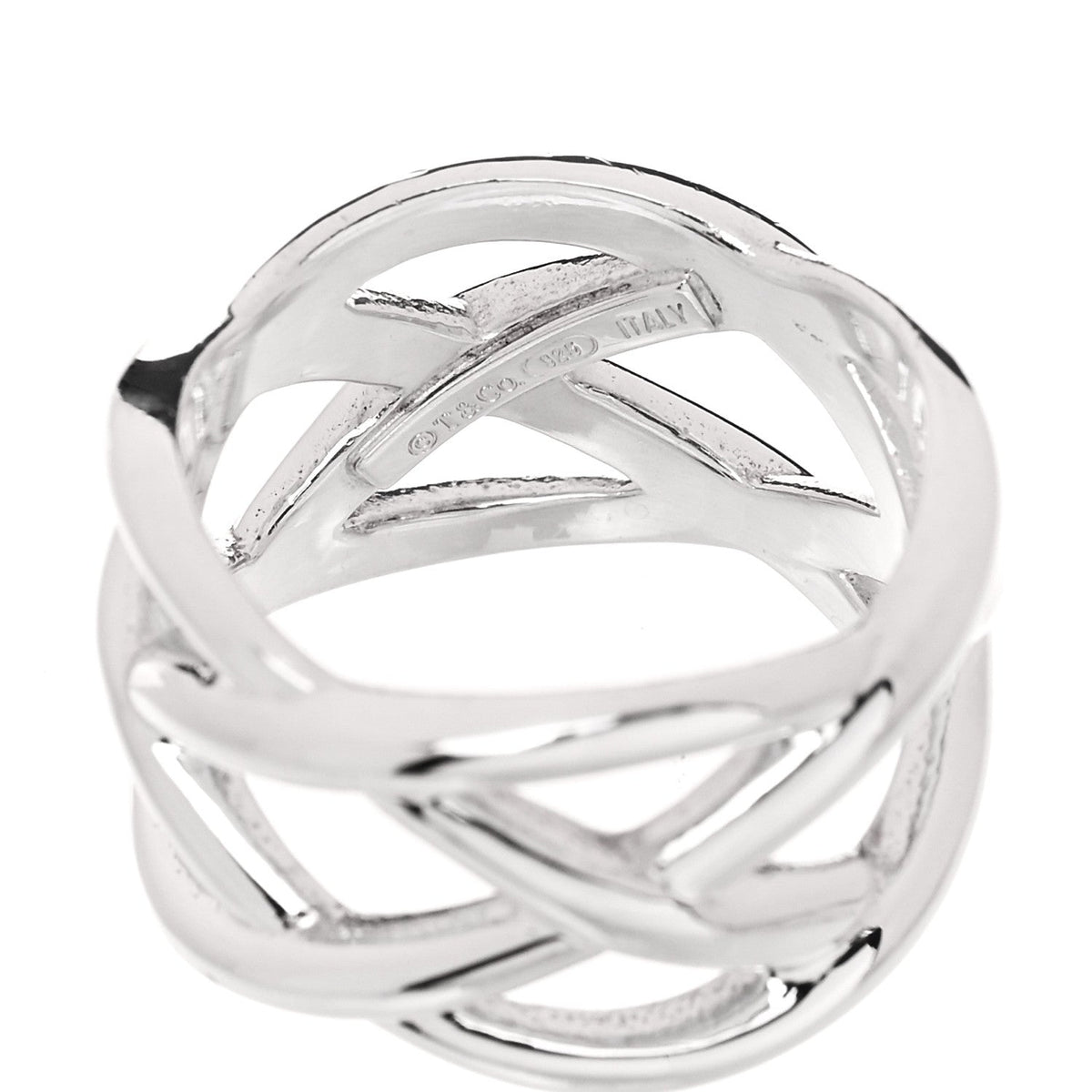 Tiffany Sterling Silver Celtic Knot Ring 49 5