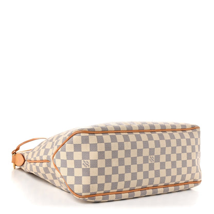 Louis Vuitton Damier Azur Delightful MM Rose Ballerine