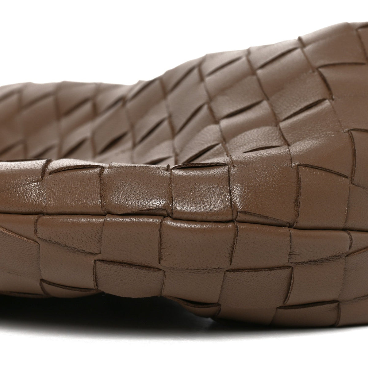 Bottega Veneta Nappa Intrecciato Mini Jodie Dark Taupe