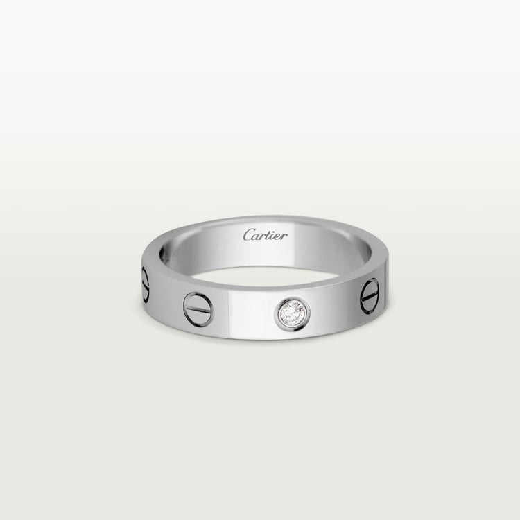 18K Gold Diamond Cartier Love Ring
