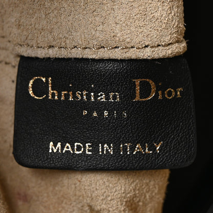 Christian Dior Calfskin Macrocannage Small Toujours Tan Black