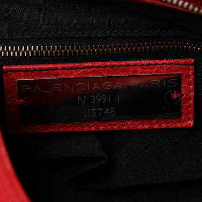 Balenciaga Agneau Classic Hardware City Rouge Cardinal